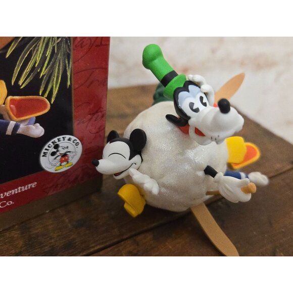 Disney Goofy's Ski Adventure Mickey & Co. 1997 Hallmark Keepsake Ornament - Picture 2 of 3
